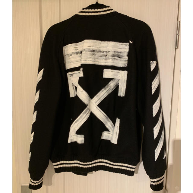 OFF-WHITE - OFF-WHITE オフホワイト スタジャン ブルゾン アウター の