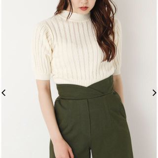 スライ(SLY)のSLY WAIST SHAPE RIB HG TOPS(ニット/セーター)