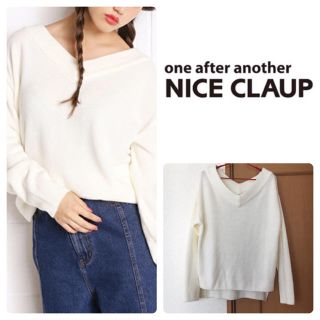 ワンアフターアナザーナイスクラップ(one after another NICE CLAUP)のNICE CLAUP ★ カシミアタッチVニット(ニット/セーター)