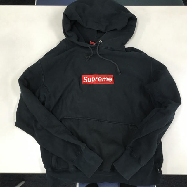 ブラックサイズXL supreme box logo hoodie シュプリーム ボックスロゴ