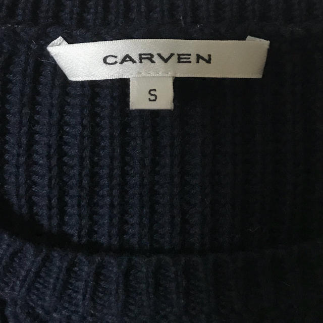 CARVEN(カルヴェン)の超美品 CARVEN カルヴェン ラグランニット ネイビー レディースのトップス(ニット/セーター)の商品写真