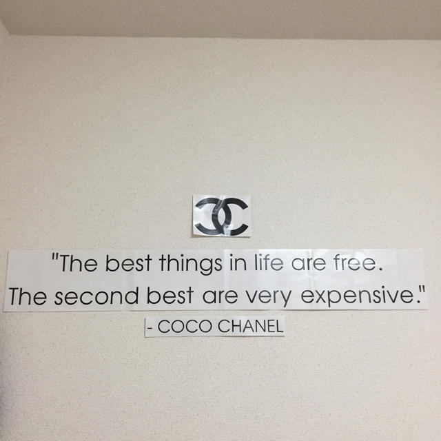 Chanel Chanelウォールステッカーの通販 By さゆり S Shop シャネルならラクマ