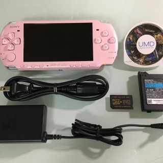 プレイステーションポータブル(PlayStation Portable)の美品 PSP-3000 ブロッサムピンク(携帯用ゲーム機本体)