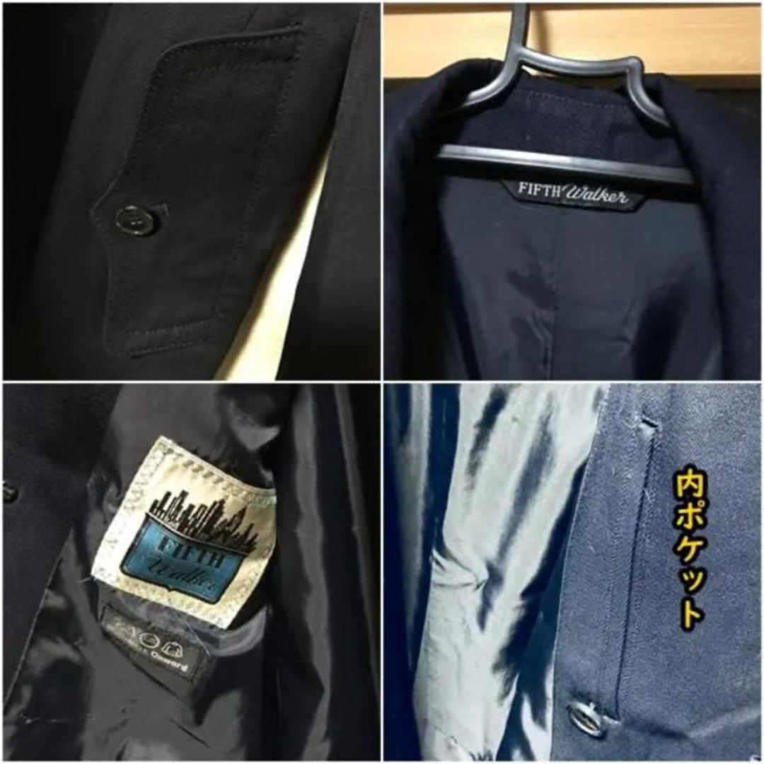 トレンチコート ネイビー 13号 フィフスウォーカーFIFTH Walker レディースのジャケット/アウター(トレンチコート)の商品写真