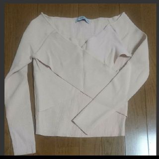 ザラ(ZARA)の新品 ZARA ニット ピンクベージュ(ニット/セーター)