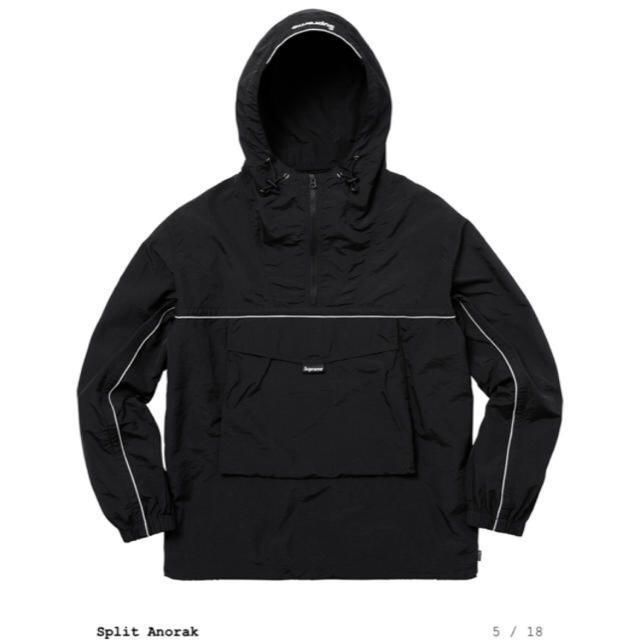 supreme anorak BLACK L supreme anorak BLACK L