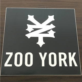 ズーヨーク(ZOO YORK)の【縦10cm横10cm】ZOOYORK skateboardステッカー(ステッカー)