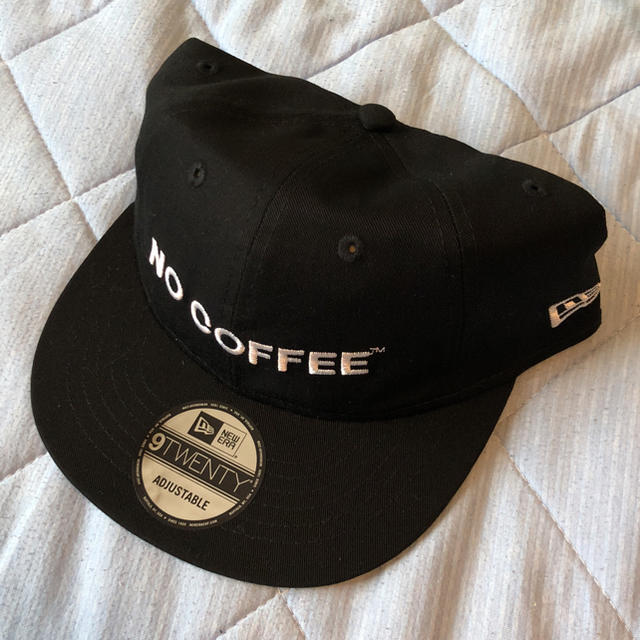 NO COFFEE × NEWERA 9TWENTY CAPブラック素材