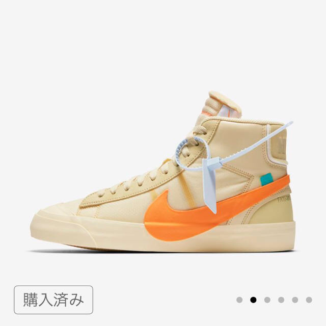 NIKE(ナイキ)の27cm US9 NIKE THE 10 BLAZER OFF WHITE メンズの靴/シューズ(スニーカー)の商品写真