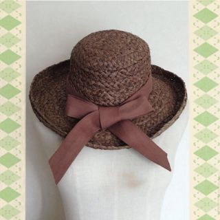 ♡ツバ広リボンハット♡新品(ハット)