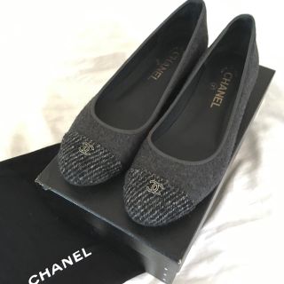 シャネル(CHANEL)の【cyokokki様】CHANEL フラットシューズ 39(バレエシューズ)