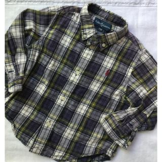 ポロラルフローレン(POLO RALPH LAUREN)のいちえ様専用  ラルフローレン キッズ ネルシャツ 2歳90センチ(ブラウス)