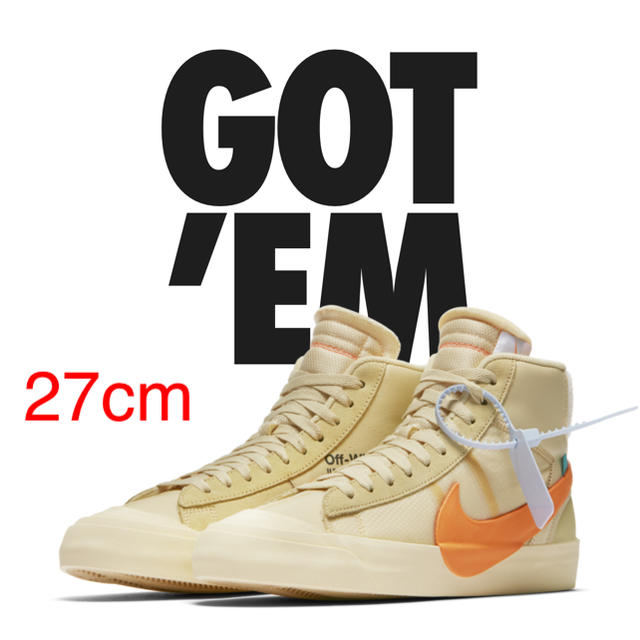 NIKE THE 10 BLAZER MID SPOOKY PACK 27cm