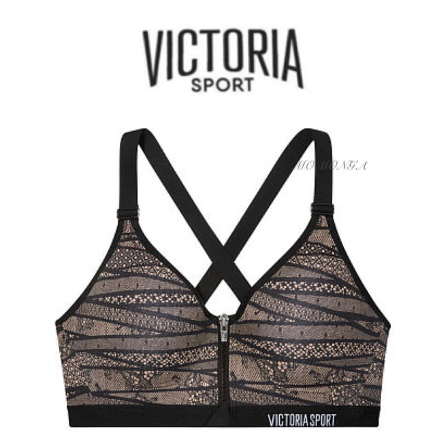 Victoria's Secret(ヴィクトリアズシークレット)の新品 ヴィクトリアシークレット スポーツブラ レース メッシュ ブラック 34C スポーツ/アウトドアのトレーニング/エクササイズ(トレーニング用品)の商品写真