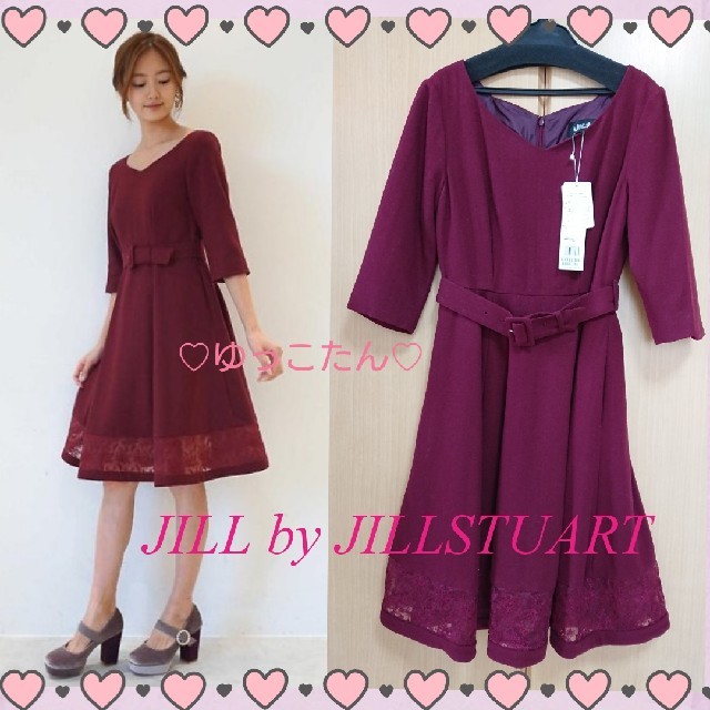 JILL by JILLSTUART(ジルバイジルスチュアート)の新品♡特別価格♡フレアシースルーワンピース♡レッセパッセ、リランドチュール レディースのワンピース(ひざ丈ワンピース)の商品写真