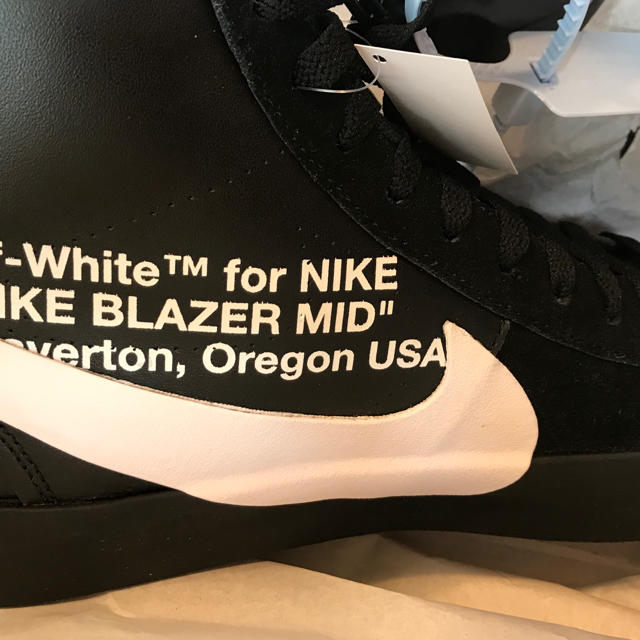 28cm Nike THE 10 :BLAZER MID offwhite