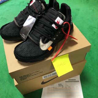 オフホワイト(OFF-WHITE)の国内確実正規品 off-white nike presto(スニーカー)