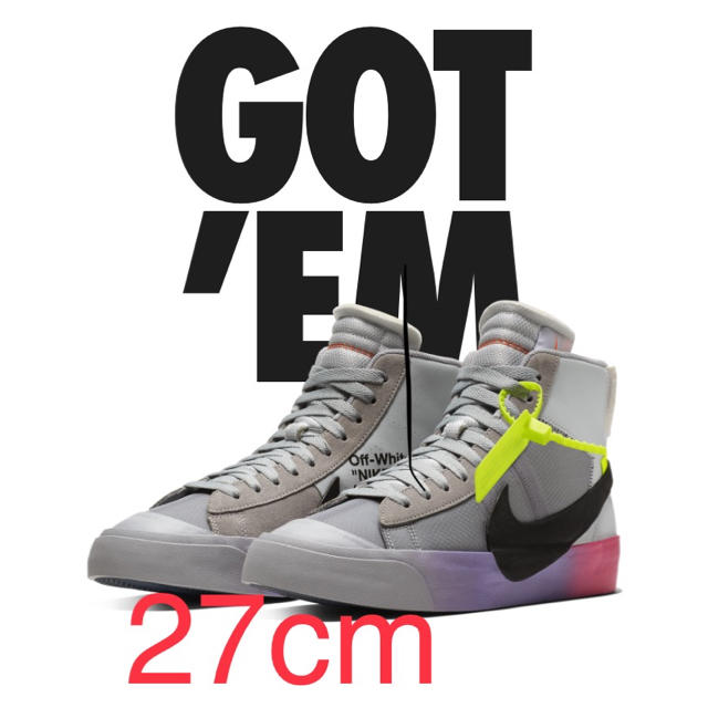 超安い OFF-WHITE - ナイキ ブレーザー スタジオ MID x オフ-ホワイト