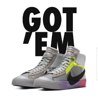 ナイキ(NIKE)のNIKE off-white ブレーザーMID 28.5cm(スニーカー)