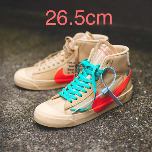 OFF-WHITE(オフホワイト)の劉様専用 off- white nike blazer mid  26.5cm メンズの靴/シューズ(スニーカー)の商品写真