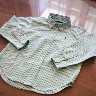 ラルフローレン(Ralph Lauren)の週末限定お値下げ！ラルフローレン  シャツ KIDS パステル グリーン(ブラウス)