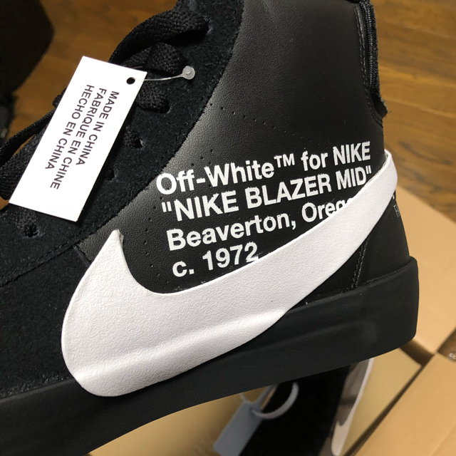 OFF-WHITE(オフホワイト)のNIKE 27.5cm THE TEN blazer mid off white メンズの靴/シューズ(スニーカー)の商品写真