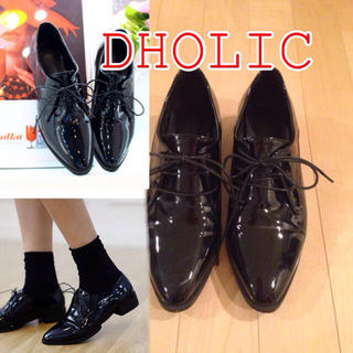 ディーホリック(dholic)のDHOLIC♡エナメルオクスフォード靴(ローファー/革靴)
