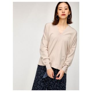 マウジー(moussy)のMOUSSY DEEP V LOOSE KNIT TOP Vネックルーズニット(ニット/セーター)