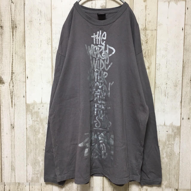 STUSSY(ステューシー)の90s STUSSY ステューシー ビックロゴ 長袖Tシャツ ビックサイズ メンズのトップス(Tシャツ/カットソー(七分/長袖))の商品写真