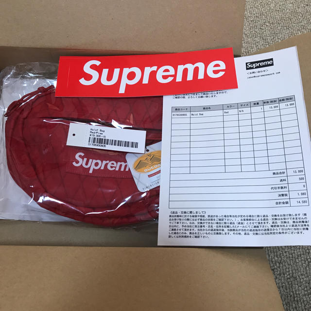 Supreme(シュプリーム)のsupreme waist bag red 赤 メンズのバッグ(ウエストポーチ)の商品写真