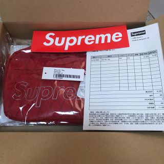 シュプリーム(Supreme)のsupreme shoulder bag red 赤(ショルダーバッグ)