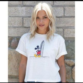 アリシアスタン(ALEXIA STAM)のALEXIA STAMミッキーコラボTシャツ(Tシャツ(半袖/袖なし))