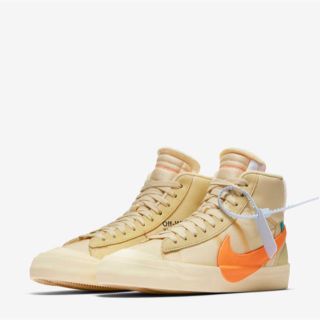 ナイキ(NIKE)のNIKE off white blazer orange(スニーカー)