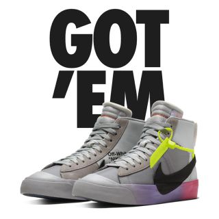 オフホワイト(OFF-WHITE)のオフホワイト セレーナ  Blazer Mid Queen 28.5cm(スニーカー)