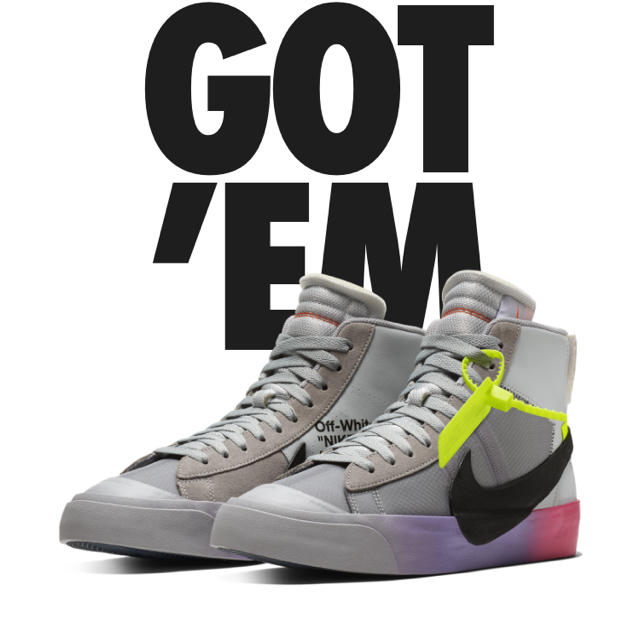 高い素材 × NIKE - NIKE OFF-WHITE BLAZER NIKE 10 THE セリーナ スニーカー 高い素材 × NIKE - NIKE OFF-WHITE BLAZER NIKE 10 THE セリーナ スニーカー