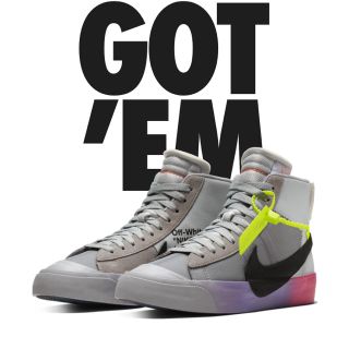 ナイキ(NIKE)のNIKE × OFF-WHITE セリーナ THE 10 NIKE BLAZER(スニーカー)