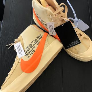 オフホワイト(OFF-WHITE)のニッキー様専用 NIKE off white the ten BLAZER (スニーカー)