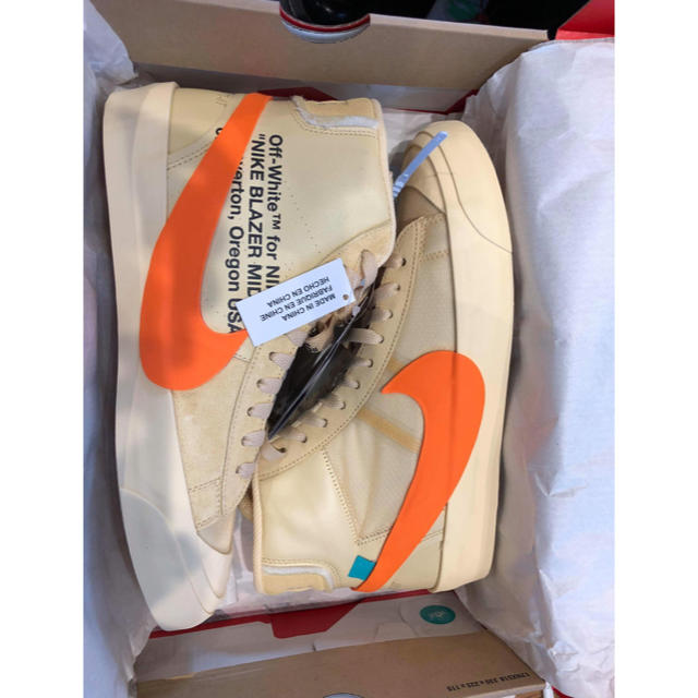 靴/シューズNike x Off-White Blazer Mid 26.5