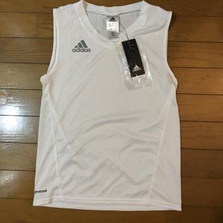 アディダス(adidas)の新品 adidas アディダス インナー 白 ノースリーブ 2XS(Tシャツ/カットソー(半袖/袖なし))