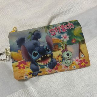 ディズニー(Disney)の【新品】スティッチ 小銭入れ ポーチ(コインケース)