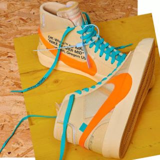 ナイキ(NIKE)のThe 10 NIKE BLAZER MID 27.0 オレンジ(スニーカー)