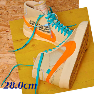 ナイキ(NIKE)のnike off-white blazerx28.0cm(スニーカー)