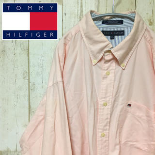 トミーヒルフィガー(TOMMY HILFIGER)の90s  トミーヒルフィガー ビックサイズ BDシャツ ワンポイントロゴ(シャツ)