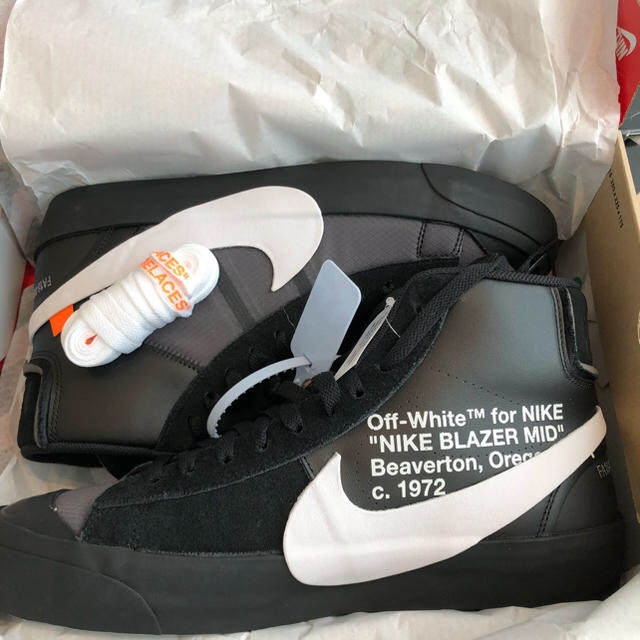 数量は多】 Off-White NIKE - NIKE THE MID BLAZER 10 スニーカー ...