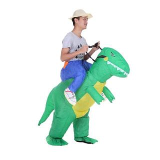 値下 新品 恐竜 衣装 仮装 ハロウィン エアコスプレ インフレータブル