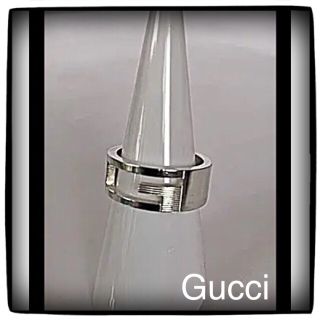 グッチ(Gucci)の★Gucci／SV925◉Gロゴ ワイドリング13号✨(リング(指輪))