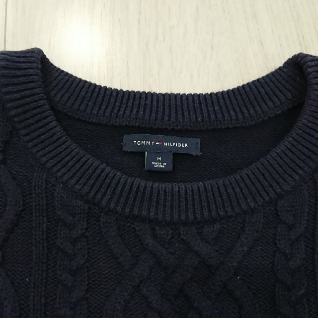 TOMMY HILFIGER(トミーヒルフィガー)のトミーヒルフィガー レディース 綿ニット Mサイズ レディースのトップス(ニット/セーター)の商品写真