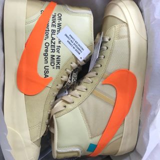 ナイキ(NIKE)のNIKE offwhite blazer ナイキオフホワイト 26.5(スニーカー)