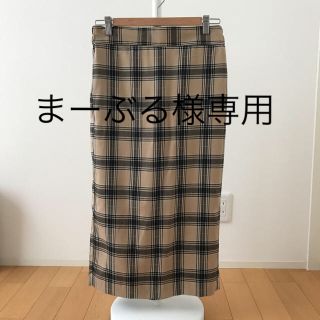 ジーユー(GU)のまーぶる様専用                     gu チェック柄スカート(その他)