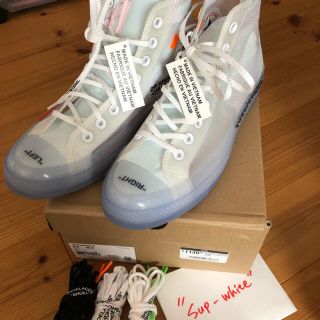 オフホワイト(OFF-WHITE)の専用 新品 THE10 Chuck70 27㎝+OFF WHITEパンツセット(スニーカー)